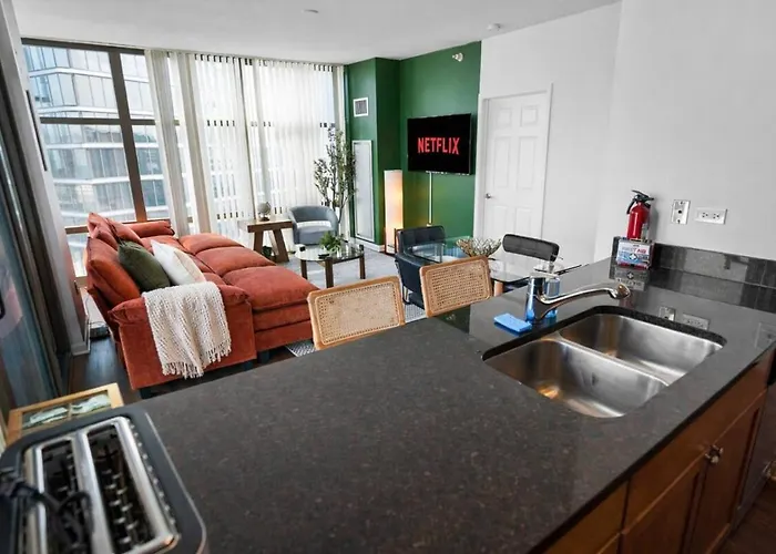Appartement 21st Floor Skyline 2br Near Grant Park & Field Museum *